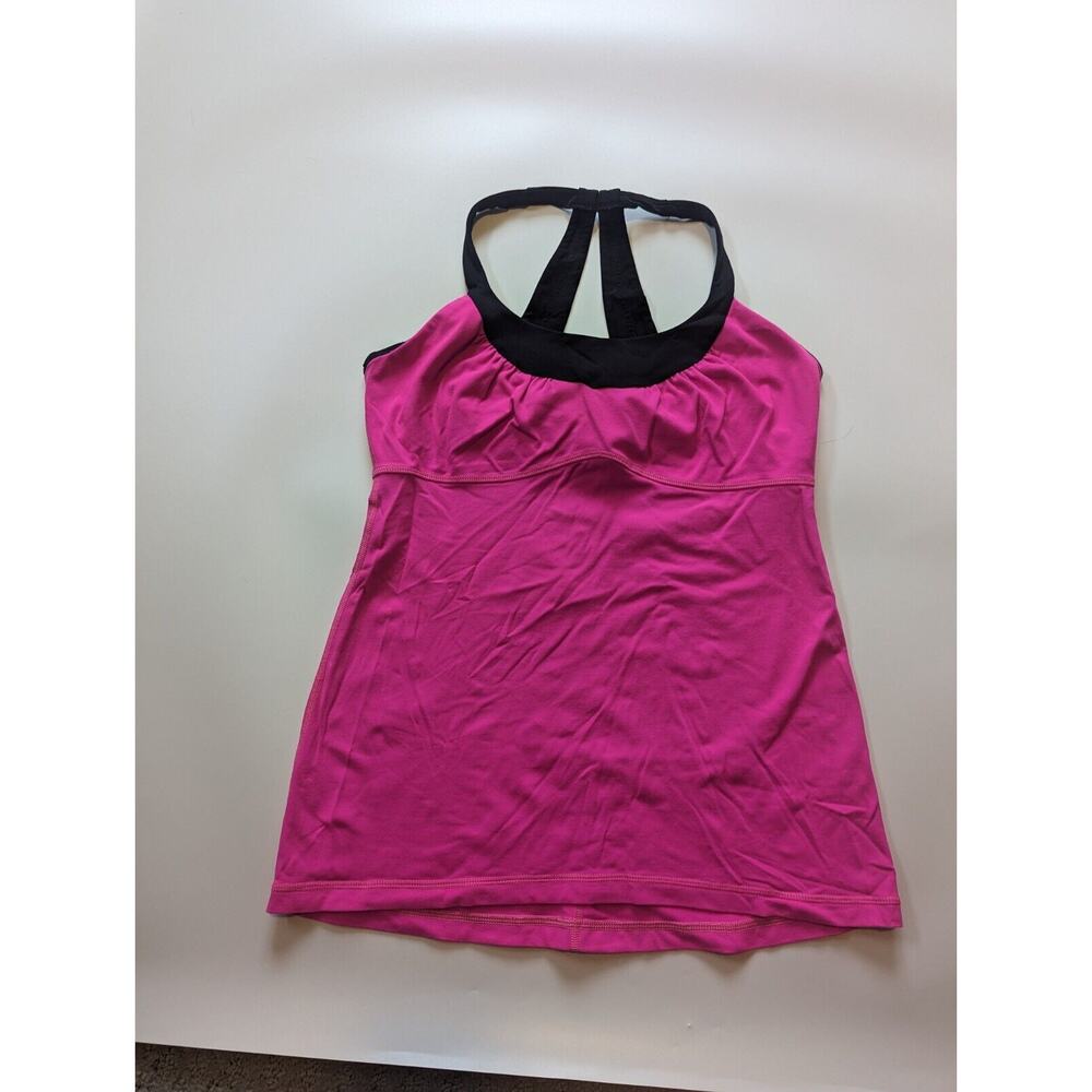 Barbie Lululemon Pink Black Activewear Workout Tank Top